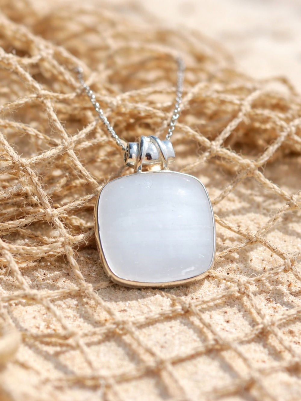 Selenite Necklace - Picture 10 of 13